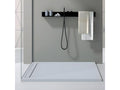 Receveur de douche Gris 7035 finition Lisse Vertchez SMART grille de couleur - 140x70 cm