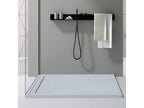 Receveur de douche Gris 7035 finition Lisse Vertchez SMART grille de couleur - 140x70 cm