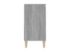 Buffet Vertchez gris 103,5x35x70 cm Bois d'ingénierie