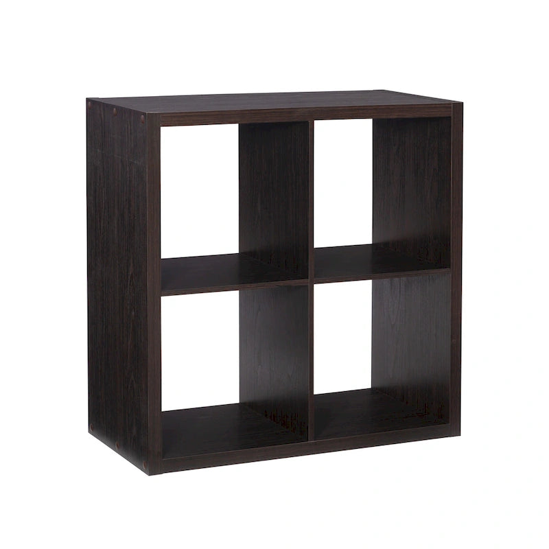 Four Cube Storage Cabinet - 30 - Espresso Brown