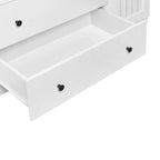 Armoire-penderie à quatre portes et deux tiroirs - 60,6 cm (L) x 20,8 cm (l) x 68,5 cm (H)