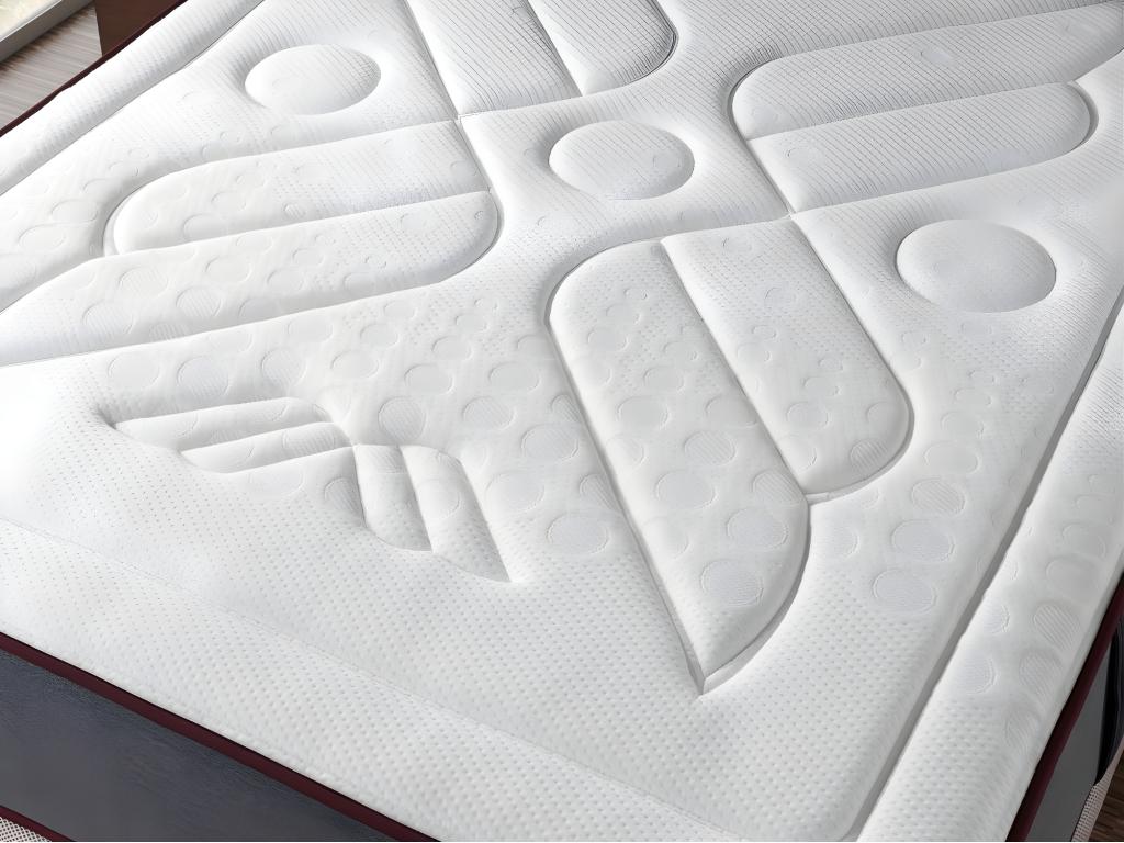 Matelas ressorts ensaches 80x190 Vertchez SPRING Epaisseur 27CM avec mousse à mémoire de forme hautement adaptable- Ergonomique