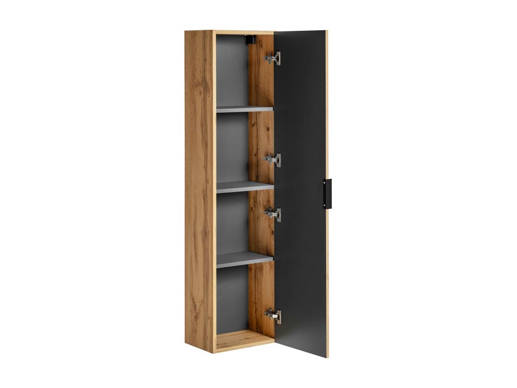 Armoire Haute Vertchez HC35 1D 35x25x140 Clair naturel