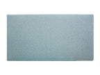Tête de lit polyester lisse bleu-verte 135x80cm - Vertchez