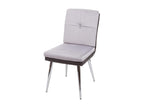 Chaise de salle à manger Vertchez-G48 lot de 6 gris