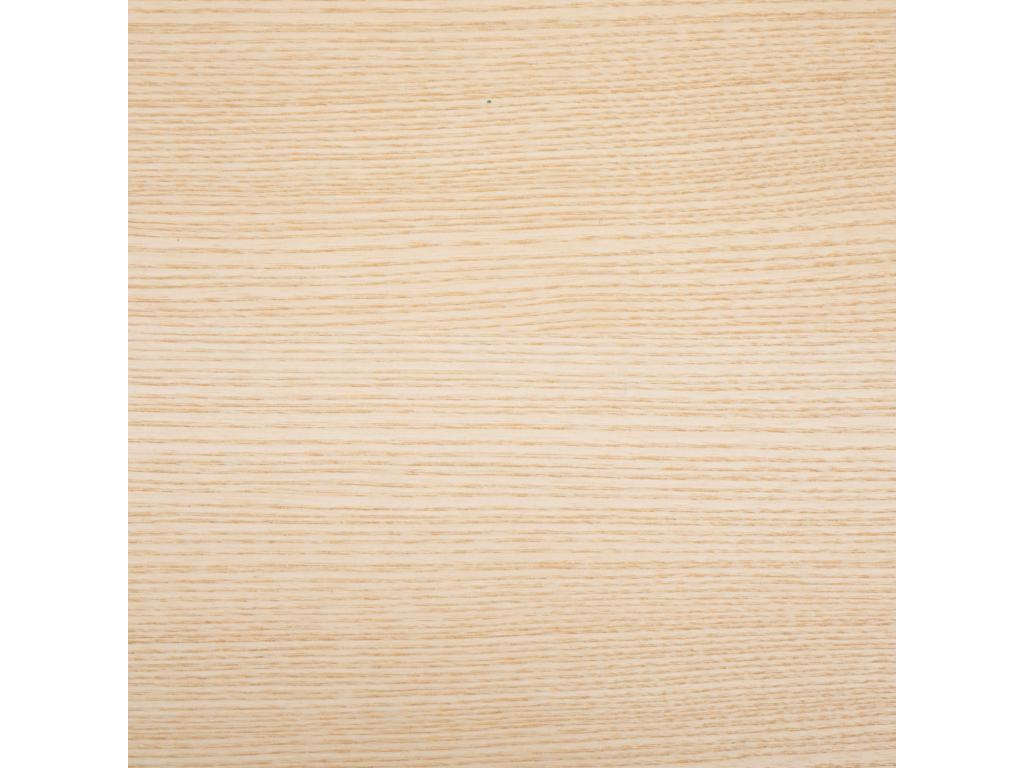 Table basse rectangulaire en bois MDF coloris beige - L- 110 x P- 50 x H- 34,5 cm