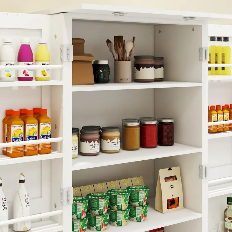 Armoire de rangement de cuisine à 50 LED