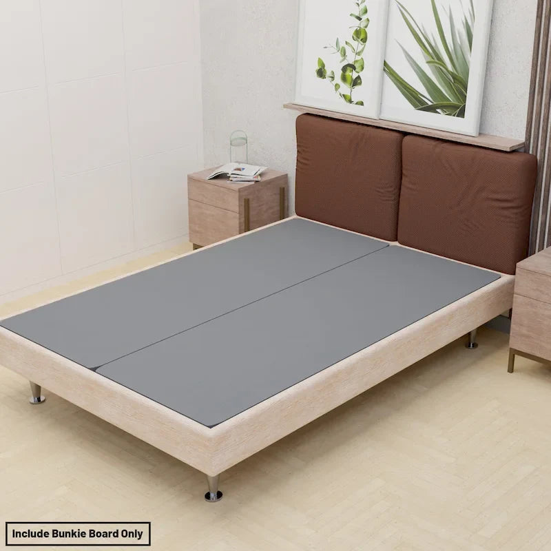 Planche de support pour matelas/lit, fendue et entièrement assemblée, lot de 2, avec espacement de 1,5 pouce.
