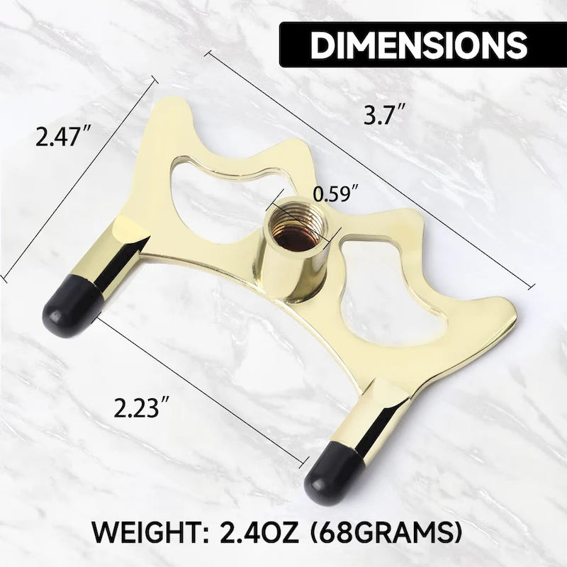 Tête de queue de billard GSE en laiton à visser. Accessoires pour queue de billard - Noir