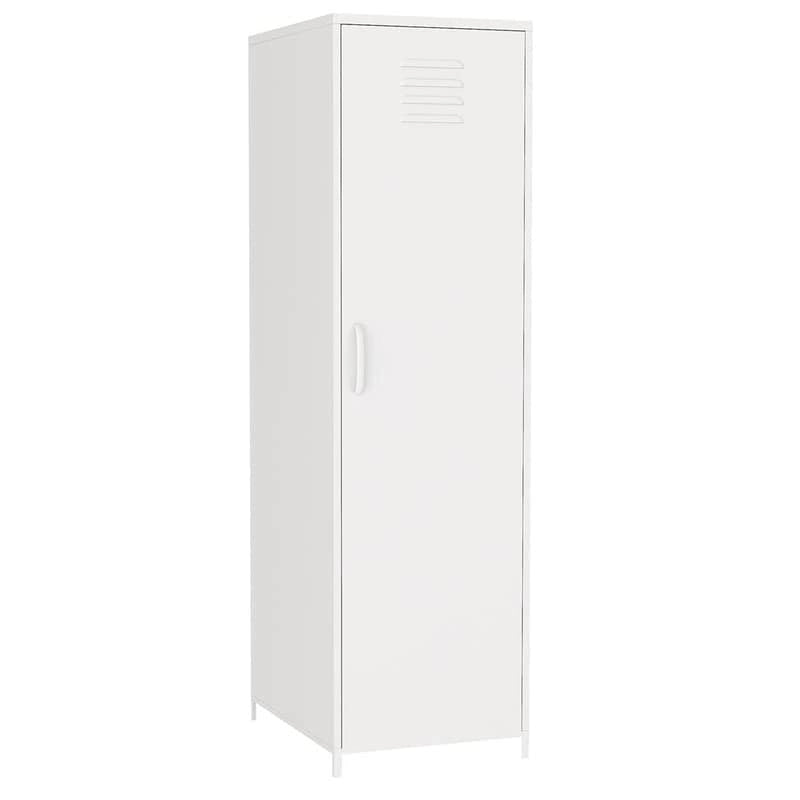 Armoire métallique casier pour enfant avec tringle et étagères