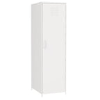 Armoire métallique casier pour enfant avec tringle et étagères