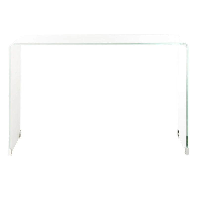 Console en verre SAFAVIEH Modena Ombre - Transparent/Bleu - 43,3 x 13,8 x 29,5 cm - 43 cm L x 14 cm P x 30 cm H