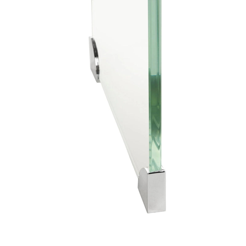 Console en verre SAFAVIEH Modena Ombre - Transparent/Bleu - 43,3 x 13,8 x 29,5 cm - 43 cm L x 14 cm P x 30 cm H