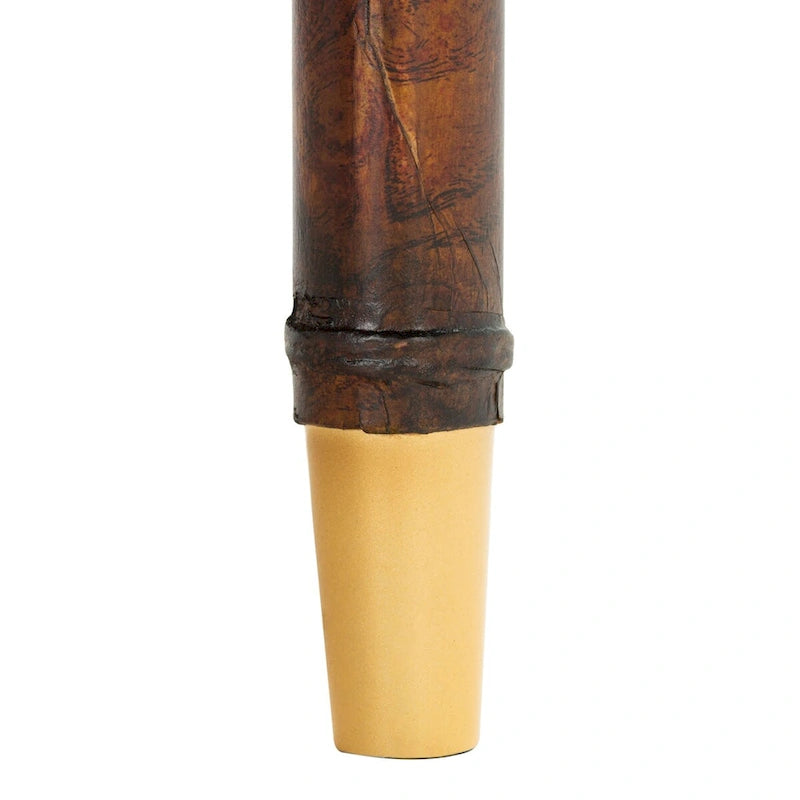 Console SAFAVIEH Francina marron foncé/dorée à 2 étagères - 107 cm L x 40 cm P x 74 cm H