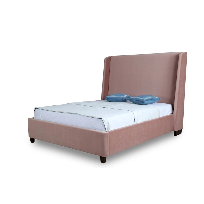 Ceets Sleek and Modern Velvet Upholstered Parlay Bed Frame