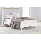 Signature Design by Ashley Hallityn White Full Platform Bed