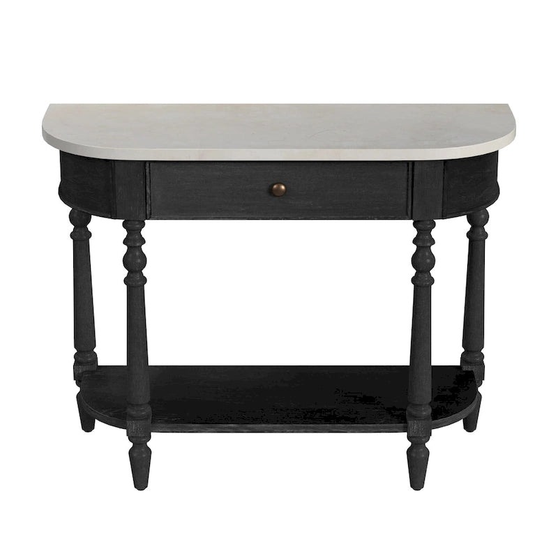 Table console en marbre Danielle de Butler