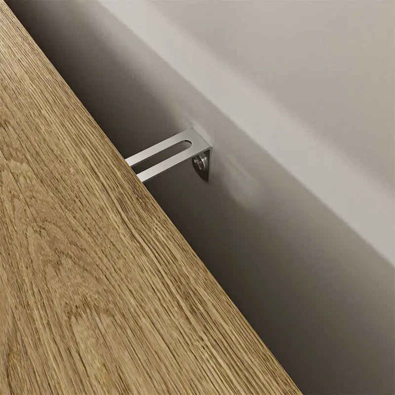 Buffet en bois avec étagère réglable