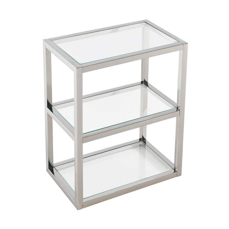 Armoire à linge murale Pierre 16 x 20 x 10 cm, finition chromée