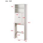 Meuble de rangement au-dessus des toilettes, meuble de rangement de style campagnard au-dessus des toilettes