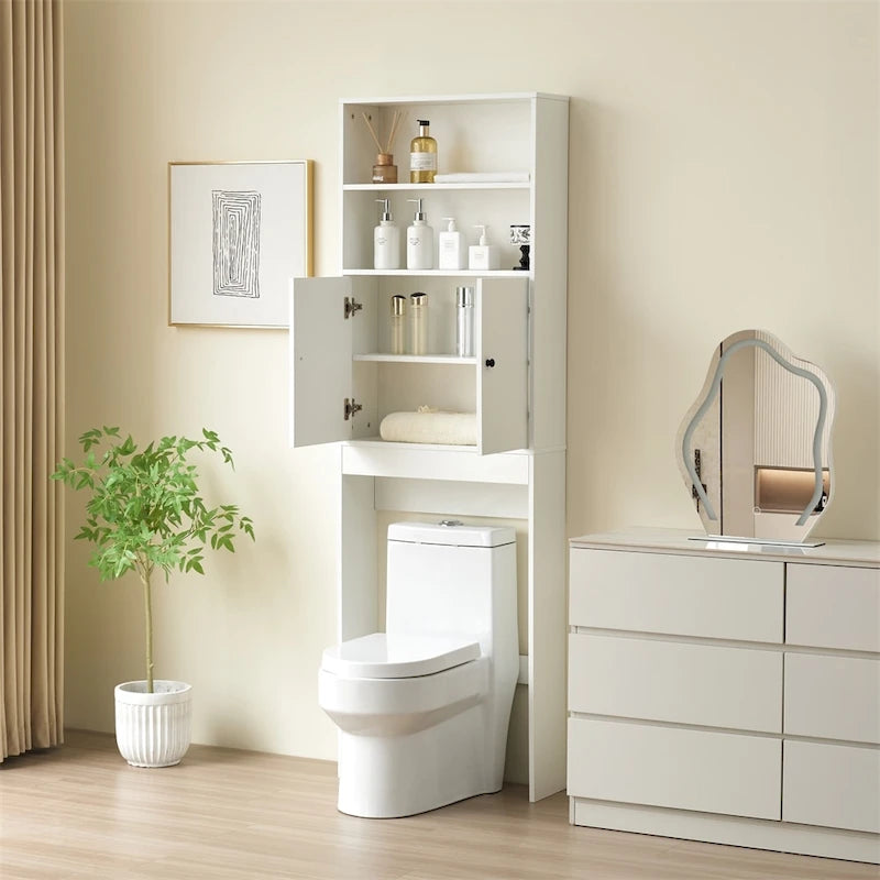 Meuble de rangement au-dessus des toilettes, meuble de rangement de style campagnard au-dessus des toilettes