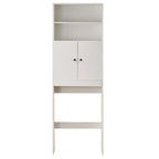 Meuble de rangement au-dessus des toilettes, meuble de rangement de style campagnard au-dessus des toilettes