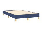 Lit à sommier tapissier avec matelas Bleu 120x200 cm Tissu