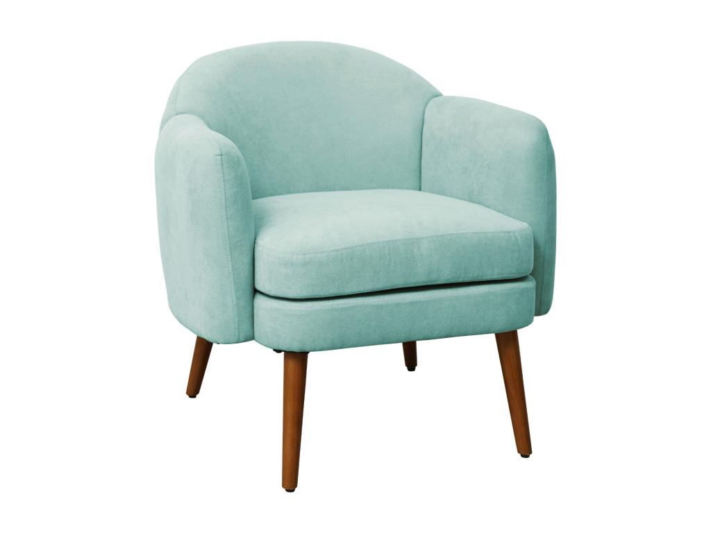 Fauteuil rembourré accoudoirs moderne