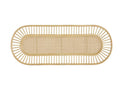 Tête de lit déco en rotin naturel et cannage L165 cm BOW