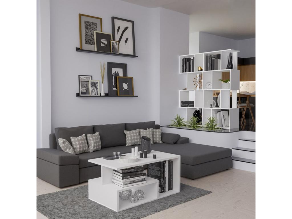 étagère murale - blanc - 60 cm - FIESTA