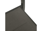 Chaises de jardin 2 pcs Textilène et acier Gris et anthracite